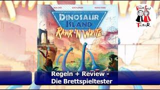 Dinosaur Island Rawr` n Write - Regeln + Review - Brettspiel - Die Brettspieltester