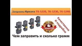 #19 Заправка картриджа Kyocera TK-5220 \ TK-5230 \ TK-5240 | Как и чем заправить