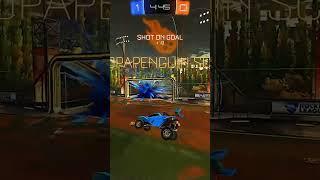 I hit an insane goal as a Bronze 1 #shorts #rocketleague