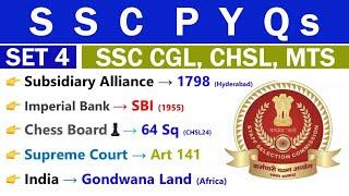 SSC PYQS SERIES 2025 | SET 4 | MOST REPEATED QUESTIONS | IMPORTANT FOR CGL CHSL MTS MUST WATCH! |