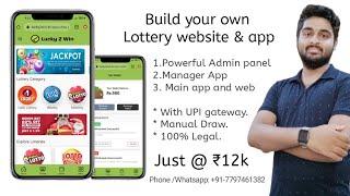 Create Lottery website | Lottery website development