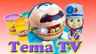 Пластилин Плей до набор «Мистер Зубастик» Play doh Doctor drill and fill