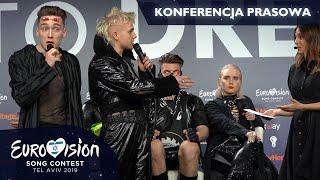Israeli host ends press conference after a question about Palestine to Hatari | Eurovision Tel Aviv