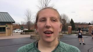 Pontiac Notre Dame Prep junior Celia Gaynor talks about being a defending champion