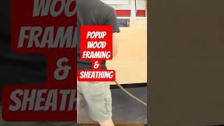 JAYCO POP UP CAMPER PT 12 | Exterior Panels, Vapor Barrier & Wood Framing Fixes!