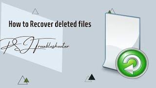 Recover deleted files totally free | (Puran File Recovery) | Recover deleted files