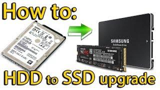 How to install SSD in Samsung NP-300E | Hard Drive replacement