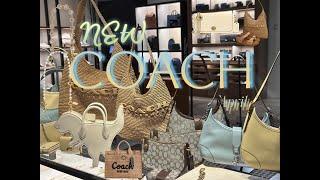  NEW 🩵2025 - BROOKLYN STRAW BAGS️ New Colors & New Bags Unveiled! @coach #coachbag