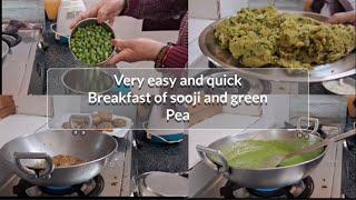 Very easy and quick breakfast recipe of green pea and sooji|| DO TRY AT HOME|| NANI KI RASOI||