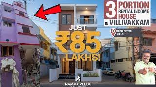 New Individual House in Villivakkam | Just ₹85 Lakhs | High Rental Yield | Chennai Property Deal!
