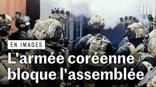 Loi martiale en Corée du Sud : l'armée entre dans l'Assemblée