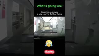 Huawei Fan feeling sad driving a car to Huawei shop #carcrash #carcrash compilation #fail #failarmy