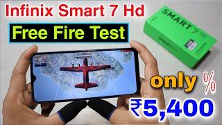 Infinix Smart 7 Hd Free Fire Test || Heating Test, Graphics Test 