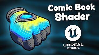 How I made a stylized comic book shader in Unreal Engine 5