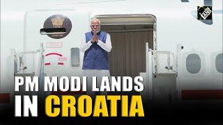 Prime Minister Narendra Modi lands in Zagreb, Croatia for last leg of his three-nation tour