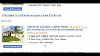Resorts 360 Disney Vacation Package Deals from the Savvy Traveler