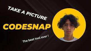 Take a picture from your code, the best tool ever, codesnap