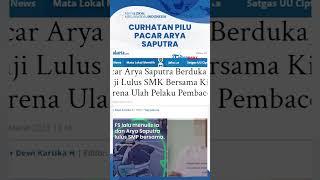 CURHATAN PILU Kekasih Arya Saputra Korban Pembacokan di Bogor: Masa Aku Lulus SMK Sendirian?