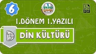 6. Sınıf Din Kültürü | 1. Dönem 1. Yazılıya Hazırlık