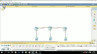 setting 3 router dengan routing RIP,EIGRP,OSPF