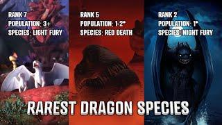 The 10 Rarest Dragon Species In How To Train Your Dragon