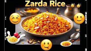 Degi Style Zarda Rice Recipe by Fatima Butt" 