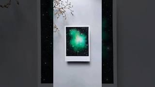 Watercolor galaxy for beginners️️ #galaxyart #galaxypainting #watercolorpainting #satisfyingart