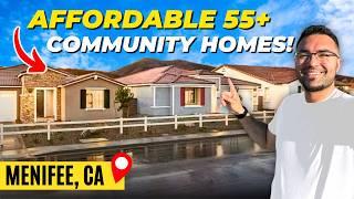 We Found the HOTTEST 55+ Community in MENIFEE California! | Southern California Home Tour!