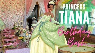 DISNEY PRINCESS PARTY| PRINCESS TIANA PARTY IDEAS AND DECORATIONS| FLOWER WALL BACKDROP