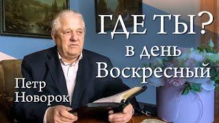 Где ты? В день Воскресный. Петр Новорок