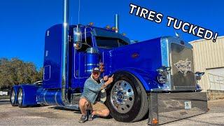 Bumper Slamming Air Ride for the Peterbilt! Crazy LOW!