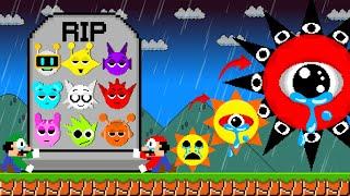 Mario & Luigi & Evolution of SPRUNKI MR.SUN R.I.P All Sprunki Sad Story #sprunki