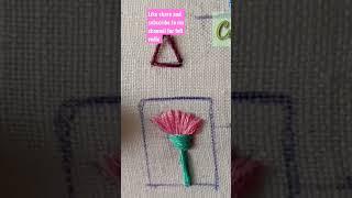 Cup Raised Stitch|  #shorts #shortsfeed #shortsvideo #shortyoutube #mahekslife #handembroidery