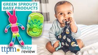 Green Sprouts Blankie, Teethers, Rattle, and Face Mask Review | TTPM Baby Gear Reviews