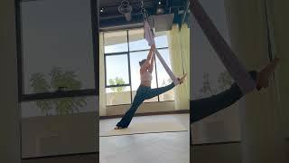 Aerial yoga , fitness coach in Riyadh #bts #butter #btsarmy #fitness #riyadh