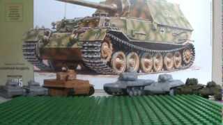 Lego World of Tanks #12 - M6A2E1 (tutorial) / М6A2E1 из лего инструкция