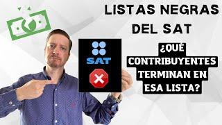 5 Motivos para terminar en las LISTAS NEGRAS DEL SAT | Adeudo FISCAL
