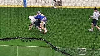 part 1 of the third quarter Collar City Kings vs Utica Yeti's North America Box Lacrosse League