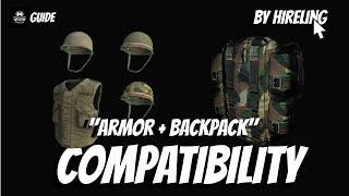 Compatibility guide "Backpacks and Armor" Level 1-2 [Stay Out] [Stalker Online] #stayout