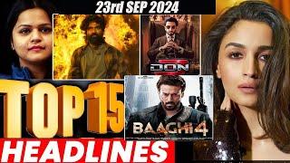 Top 15 Big News of Bollywood | 23rd  SEPTEMBER 2024 | Salman Khan , Ramayana, Sunny Deol, Amir Khan