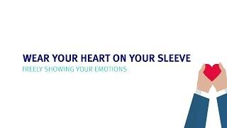 Wear you heart on your sleeve meaning | Learn the best English idioms
