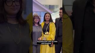 #faysalqureshi lead actor of #Deemak movie arrived with family at his movie Premiere