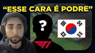 JEAN MAGO ACABA COM JOGADOR DA T1, TAKESHI COACH TITLTEI - LEAGUE OF LEGENDS