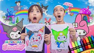 LEIKA MEWARNAI KARAKTER SANRIO |DAPAT SURPRISE DARI AYAH BUNDA KAMAR SERBA KUROMI DAN MY MELODY