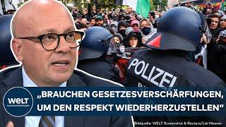 BKA SCHLÄGT ALARM: Gewalt gegen Polizisten stark gestiegen – Throm fordert Gesetzesänderungen