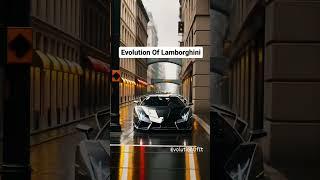 evolution of Lamborghini #lamborghini #carenthusiast #carloversparadise #lambo