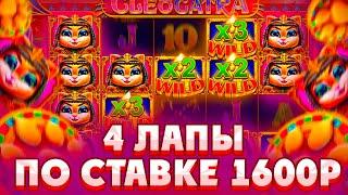 ПОЙМАЛ 4 ЛАПЫ ПО СТАВКЕ 1600Р В CLEOCATRA/ СЛОВИЛ 1000X ПО СТАВКЕ 385Р (Я ВЕРИЛ ДО КОНЦА!!!)