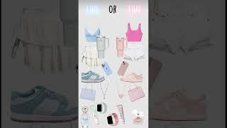 This or that?!#preppy #aesthetic #thisorthat #outfit