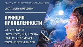 Принцип проявленности. Что происходит, когда вы не реализуете свой потенциал? // Высшие Законы