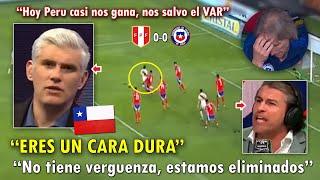 "GARECA LARGATE" PERIODISTAS CHILENOS EXPLOTAN tras EMPATE con PERU VS CHILE 0-0 HOY